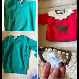 🌾 2 toddler sweaters